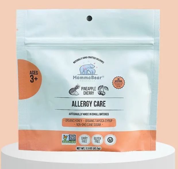 Organic Allergy Support Lollipops | MommaBear Organics