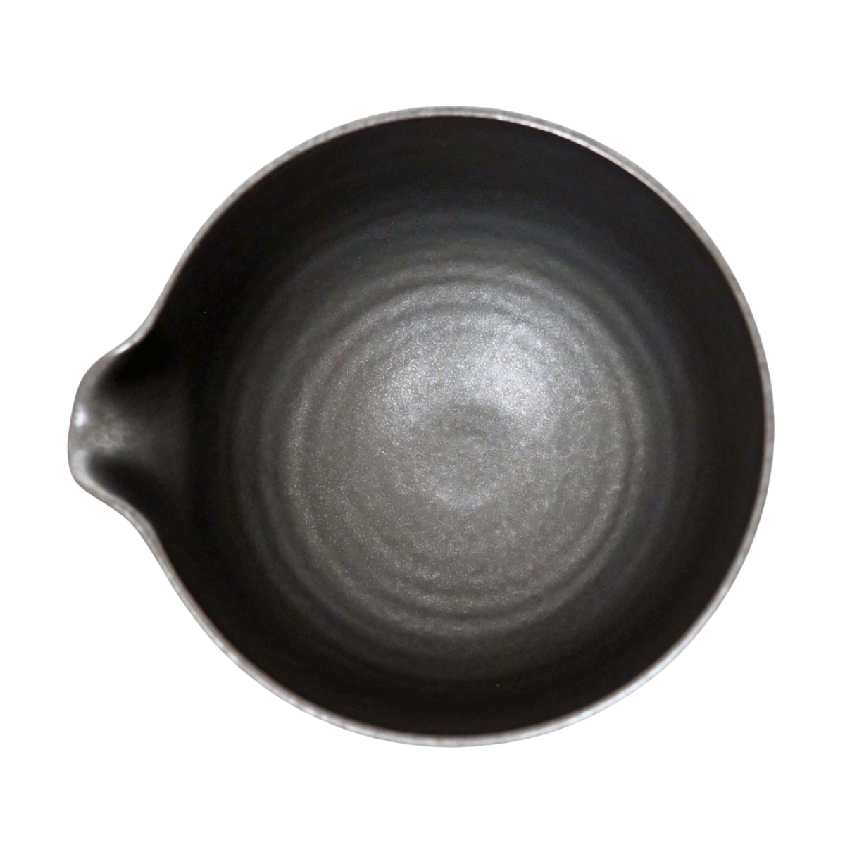 Yukiakari Katakuchi Matcha Bowl | Kuro Matte | 18 OZ