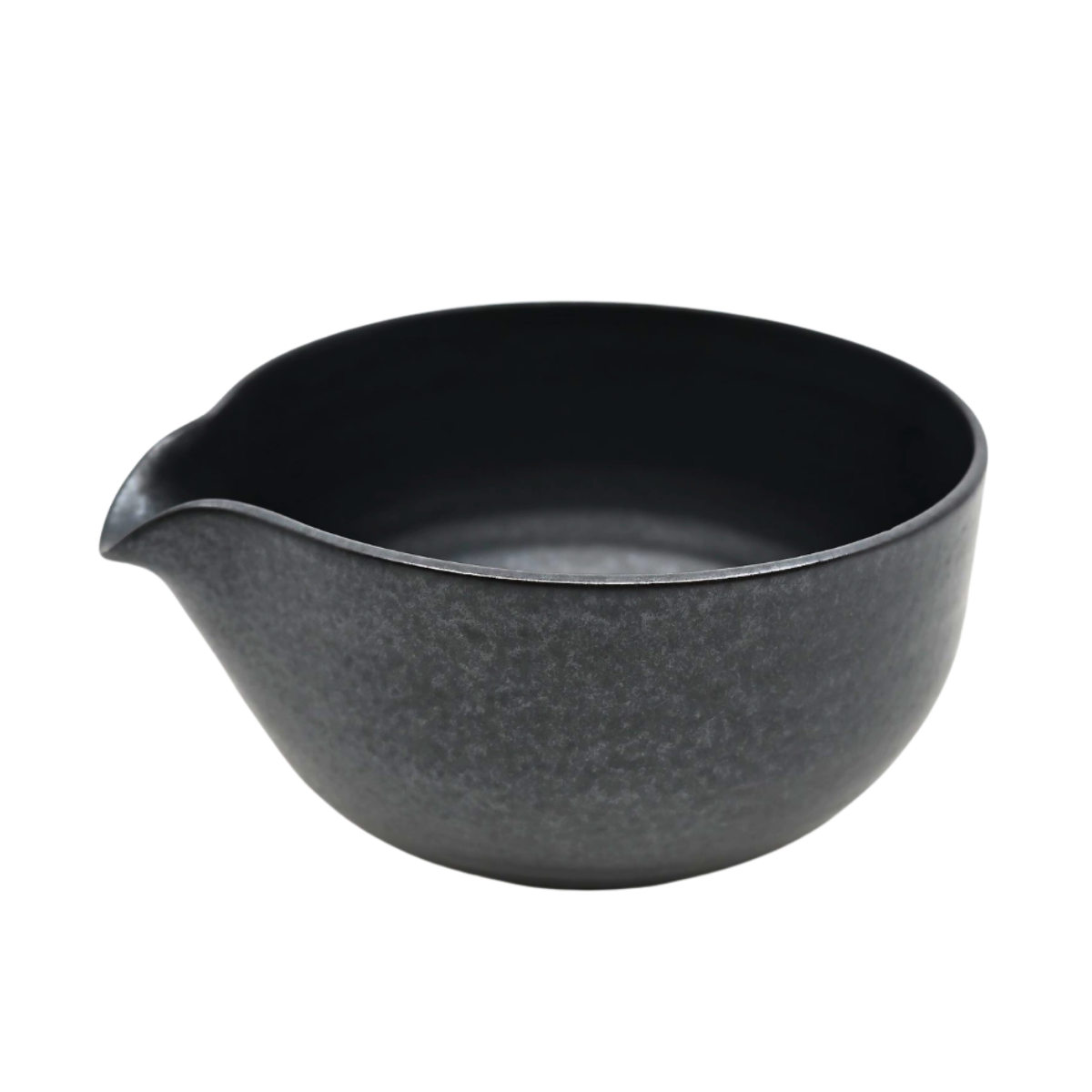 Yukiakari Katakuchi Matcha Bowl | Kuro Matte | 18 OZ